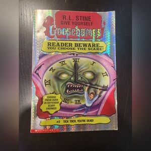 Scholastic Goosebumps: Reader Beware with Purple and Green Cover